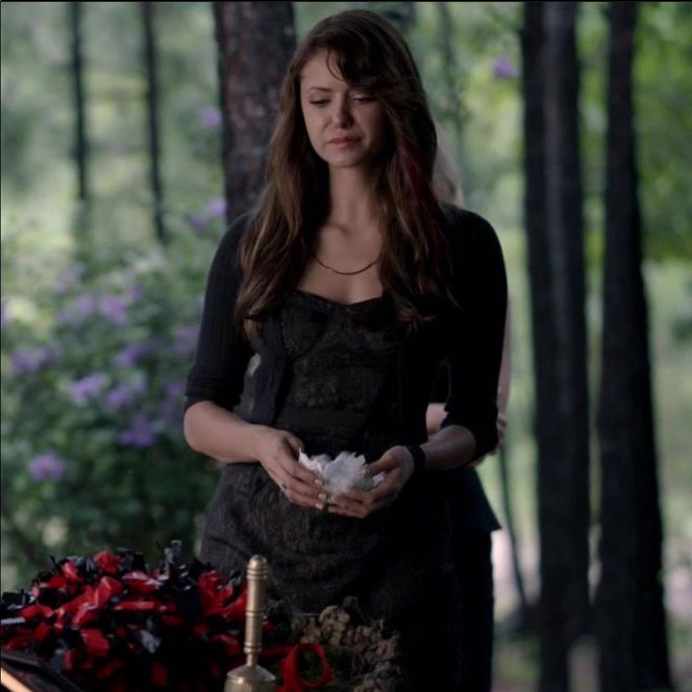 Elena Gilbert American Eagle Lace Corset Dress